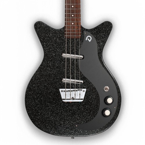 Danelectro 59DC Short Scale Bass, Black Metalflake - Picture 2 of 2