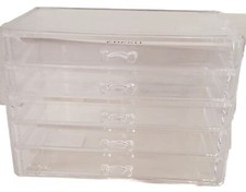Clear Acrylic 5 Drawer Organizer Cosmetics By Fresh