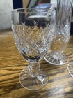 3 Pc Lot Of Tyrone Crystal - 8” Vase, 6” Candle Stick, 5” Glass Great Condition — photo 2