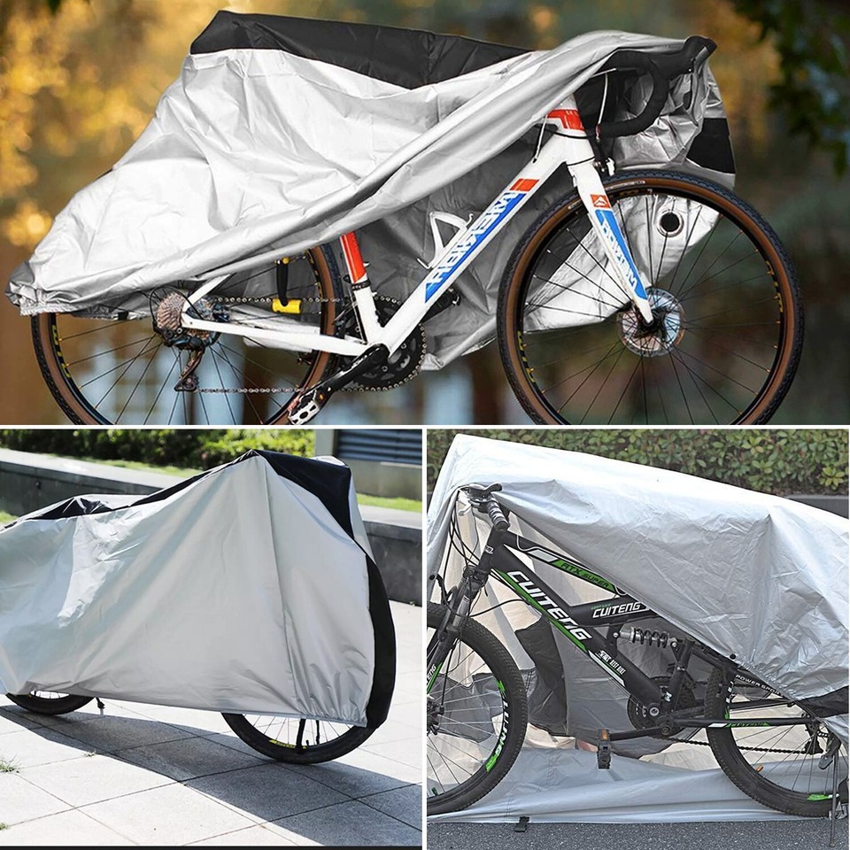 Waterproof Bicycle Cover Outdoor Rain Sun Snow Dustproof UV Protector ...