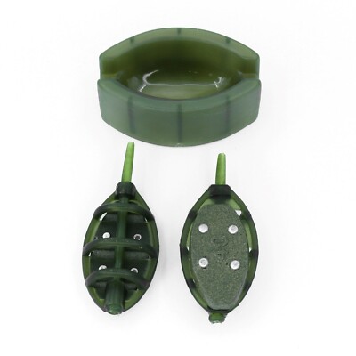 3 teilig Methodfeeder Set  Method Feeder 2 x Futterkorb 1 x Form 20g 30g 40g NEU