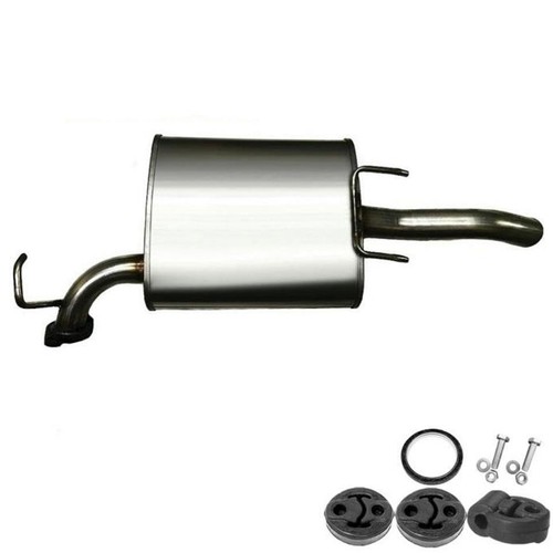 Stainless Steel Muffler w/ Hangers + Bolts fit 199397 Toyota Corolla