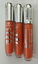 3 ESSENCE SHINE SHINE SHINE WET LOOK LIPGLOSS 22 PEACHES AND CREAM 0.16oz EA