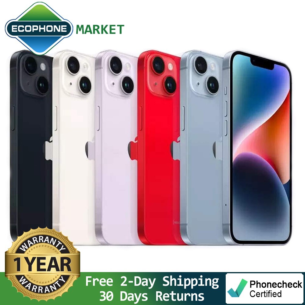 Apple iPhone 14 ブルー 本体　128gb Refurbished iPhone 14 128GB - Blue (Unlocked) - Apple