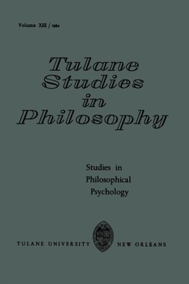 Feibleman - Studies in Philosophical Psychology - New paperback or sof - X555z