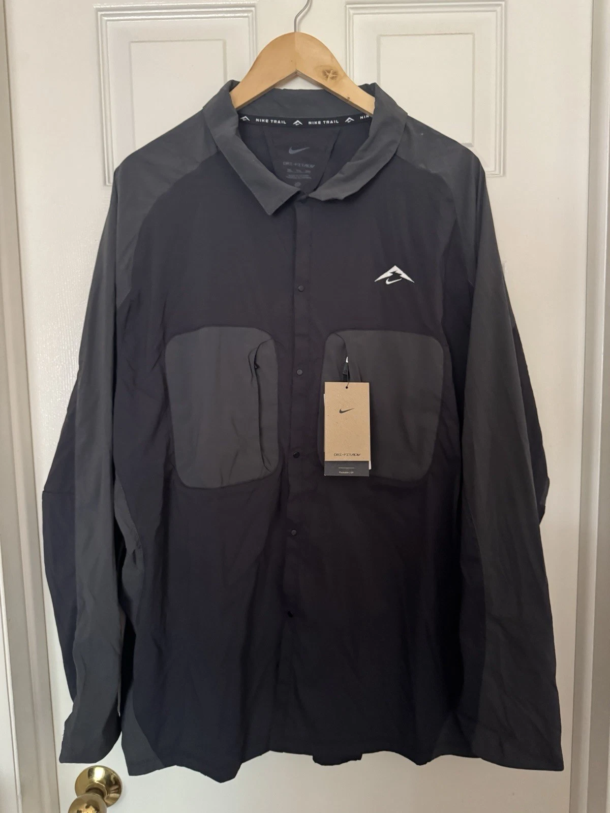 Nike Trail Dri-FIT ADV UV Running Shirt Jacket Black HJ5079-010 Men’s Size S
Opens in a new window o