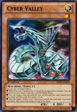 Cyber Valley - BP02-EN059 - Rare - 1st Edition - Damaged - Battle Pack 2: War of