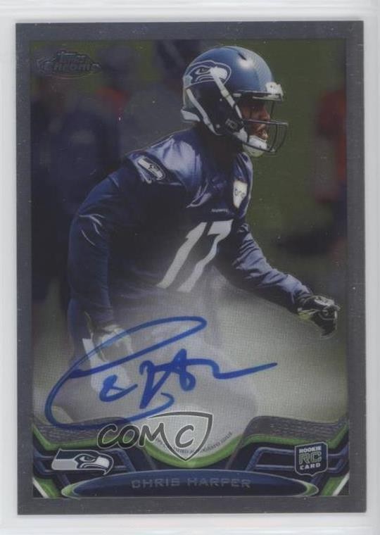 2013 Topps Chrome Rookie Auto 413/600 Chris Harper #10 Auto RC 0v1