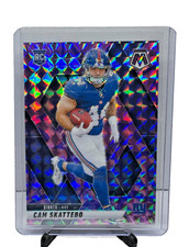 2025 Panini Mosaic - Rookies Cam Skattebo #305 Reactive Purple Mosaic Prizm (RC)