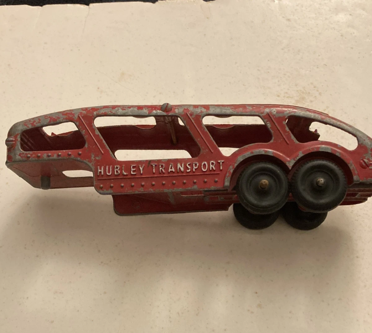 たか Hubley USA ハブリー Town Car 木製 wheels -Original- Vintage Hubley