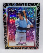 2025 Leaf Vivid Baseball Theo Gillen Rays One of One 1/1