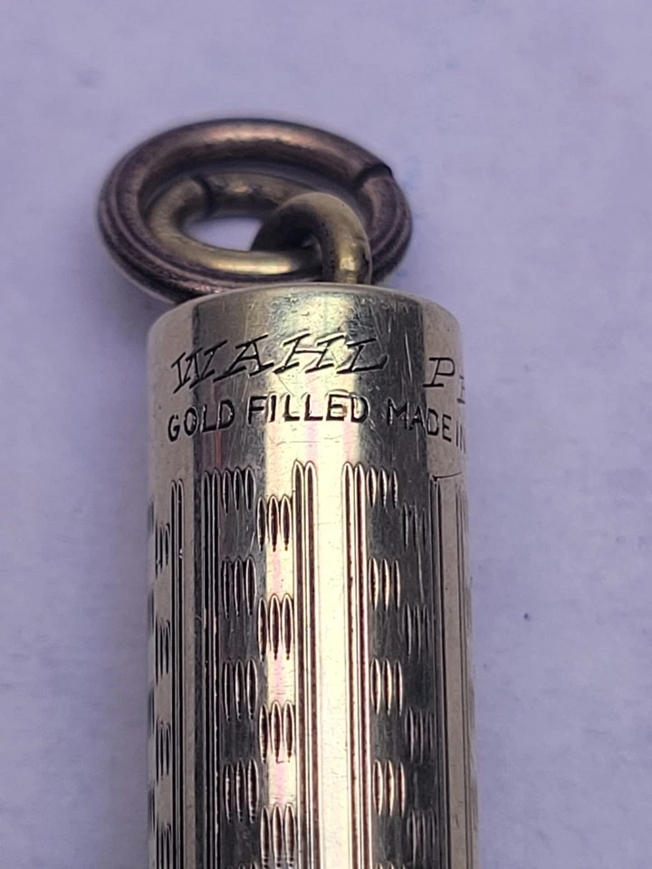 Caneta-tinteiro pingente folheada a ouro Wahl com 14k nova na caixa - Imagem 3 de 4