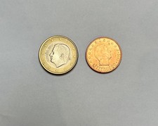 1 Euro Espana 2017 & 5 Cents Letzebuerg 2016 Coins - circulated bundle 