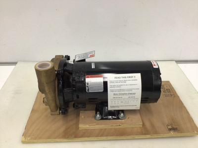 #ad Dayton 55JJ69 Straight Centrifugal High Head Pump: 1 hp 230 460V AC Bronze $775.00