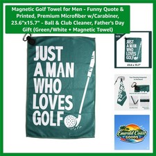 Durable Magnetic Golf Towel - 3X Absorption, Lightweight Quick-Dry for Players