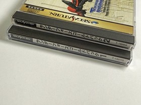 Sega Saturn Thunder Force Gold Pack 1 2 Set with Obi Shooter NTSC-J Japan