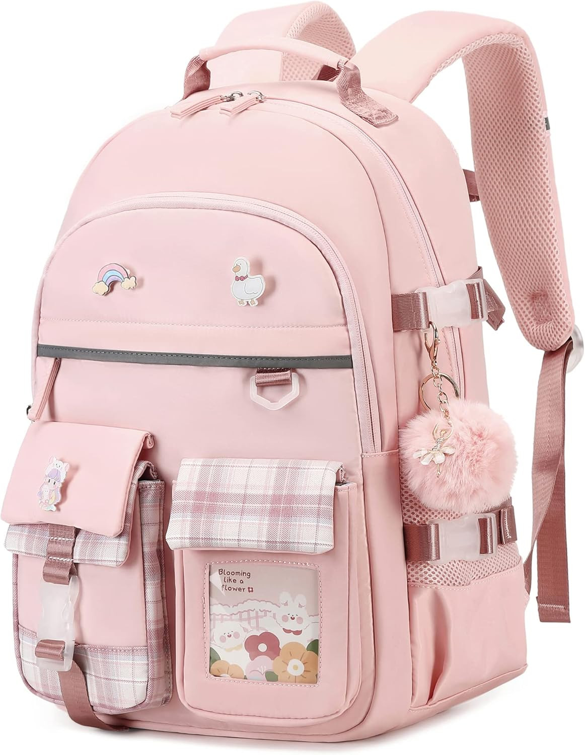 For Girls, 15.6 Inch Laptop School Bag Kids Kindergarten Ele