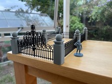 28mm Scale Churchyard Style Perimeter Fencing