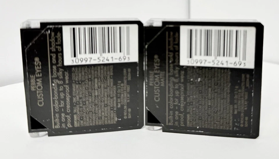 Revlon Custom Eyes Eye Shadow Pebble & Peb Matte Vintage NOS Original Sold As Is - Image 2 of 4