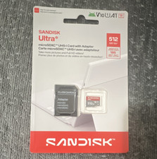 SanDisk Ultra 512GB microSDXC UHS-I Class 10 High Speed Card w/ Adapter.Low 