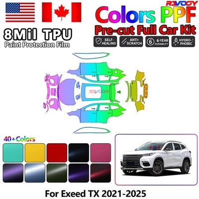 Color Precut PPF Paint Protection Film For Exeed TX 2021-2025