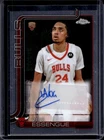 2025-26 Topps Chrome Noa Essengue Auto Autograph RC #TCAR-NE Bulls Rookie