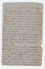 1862 Dumfries, Virginia - Confederate Civil War Letter - Camped in the Woods Etc