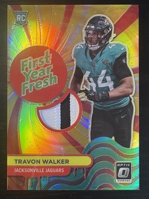 2022 Panini Donruss Optic Travon Walker Rookie First Year Fresh Gold /10 *READ*