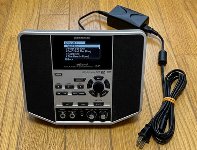BOSS JS-10 e AUDIO PLAYER with GUITAR EFFECTS Processor eBand Tested Works JAPAN