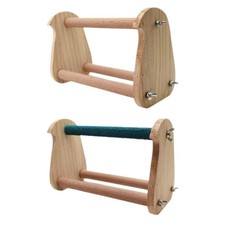 Parrot Table Training Perch Bird Toy Easy to Install Portable Abrasion-resistant
