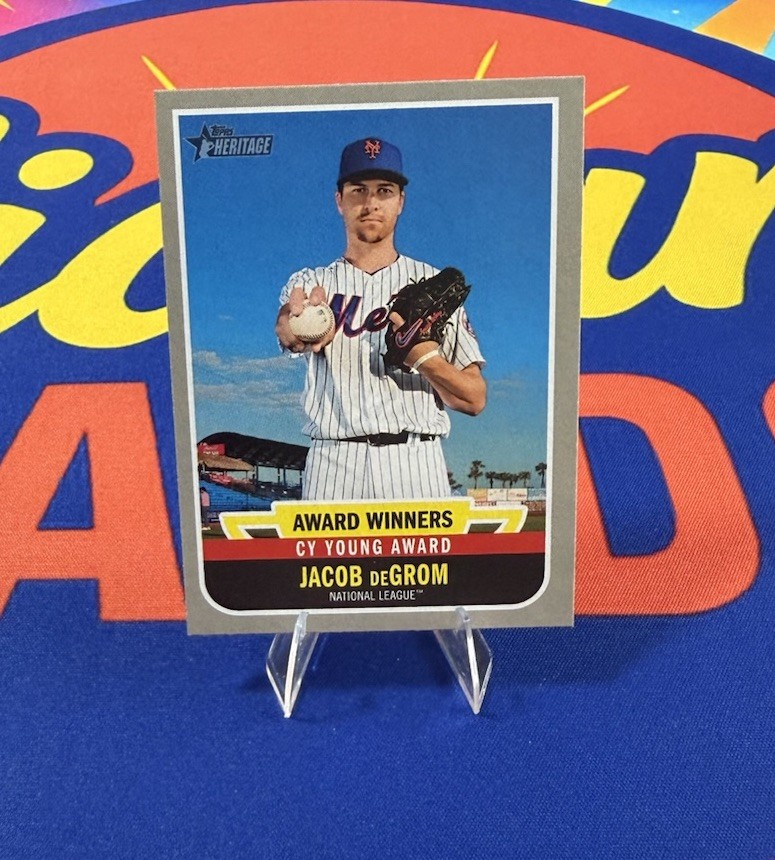 2019 Topps Heritage High Number - Award Winners Jacob deGrom #AW-4