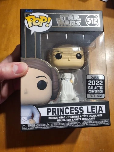 Funko Pop Star Wars Princess Leia # 512 Celebration Anaheim GALACTIC 2022 READ