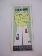 Vintage 1961-1962 Northeastern United States Highway Travel Road Map-HrcA