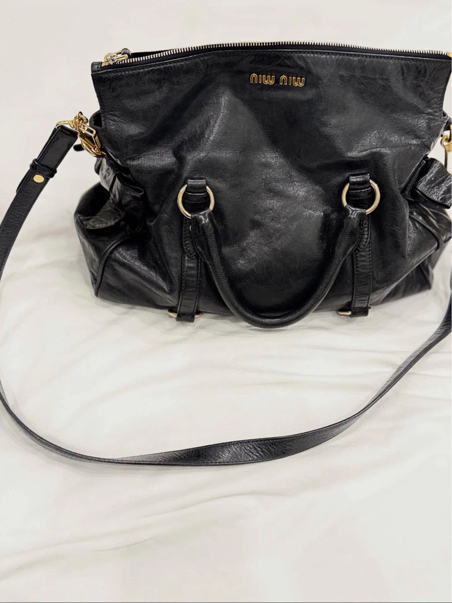 Miu Miu Bow Leather Exterior Bags & Handbags for Women for sale | eBay