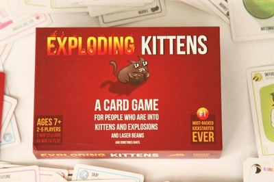 Exploding Kittens & Imploding Kittens Expansion - Party Card Game  - Complete