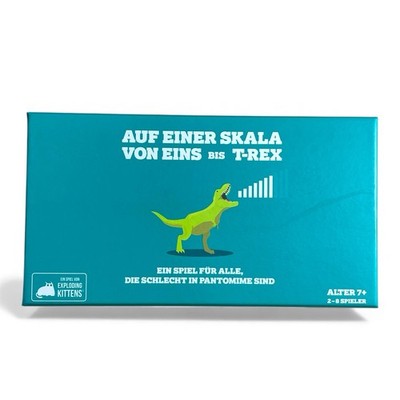 Auf Einer Skala Von Eins Bis T-Rex Party Kartenspiel (Exploding Kittens)