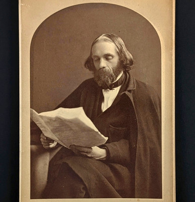 1874 Edward Everett Hale Signed Photo Portrait Author Of Man Without A Country