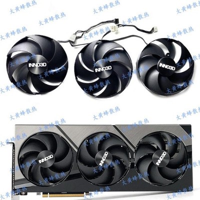For INNO3D RTX4080 4090 4090D X3 Graphics Card Cooling Fan FD10020M12D