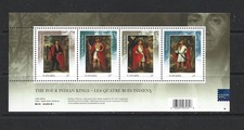 CANADA - 2010 FOUR KINGS SOUVENIR SHEET WITH OVERPRINT - SCOTT 2383c - MNH