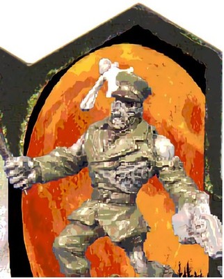 Heroscape Custom Utgar Figure - SGT. DEADWALKER...PLEASE READ FULL DESCRIPTION