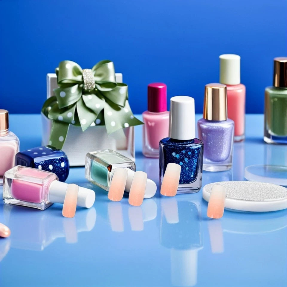 120 Stück kurze künstliche Fingernägel mit Farbverlauf für Damen – künstliche - Bild 2 von 4