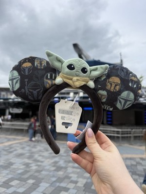 Disneyland Paris Exclusive ears - Grogu The Mandalorian NWT NO TARIFF