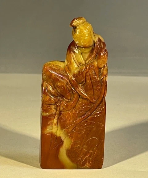 中国古董红色寿山石主| eBay