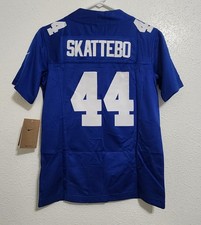 YOUTH NEW YORK GIANTS Cam Skattebo 44 Stitched Jersey Size Medium 10/12 NWT