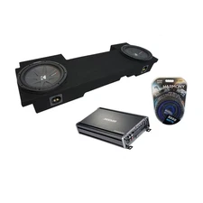 2002-2013 GMC Sierra HD Crew Truck Kicker CompR CWR12 Dual 12" Sub Box CX1200.1