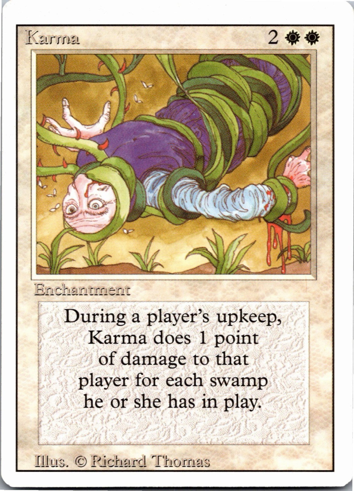 Karma - U - MTG: Revised Edition (3ED - ) 1994 [LP]