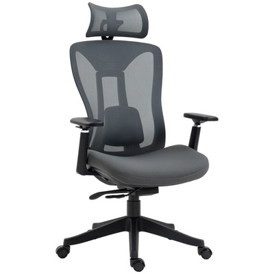 Bürostuhl, Ergonomischer Schreibtischstuhl, Computerstuhl mit Liegefunktion