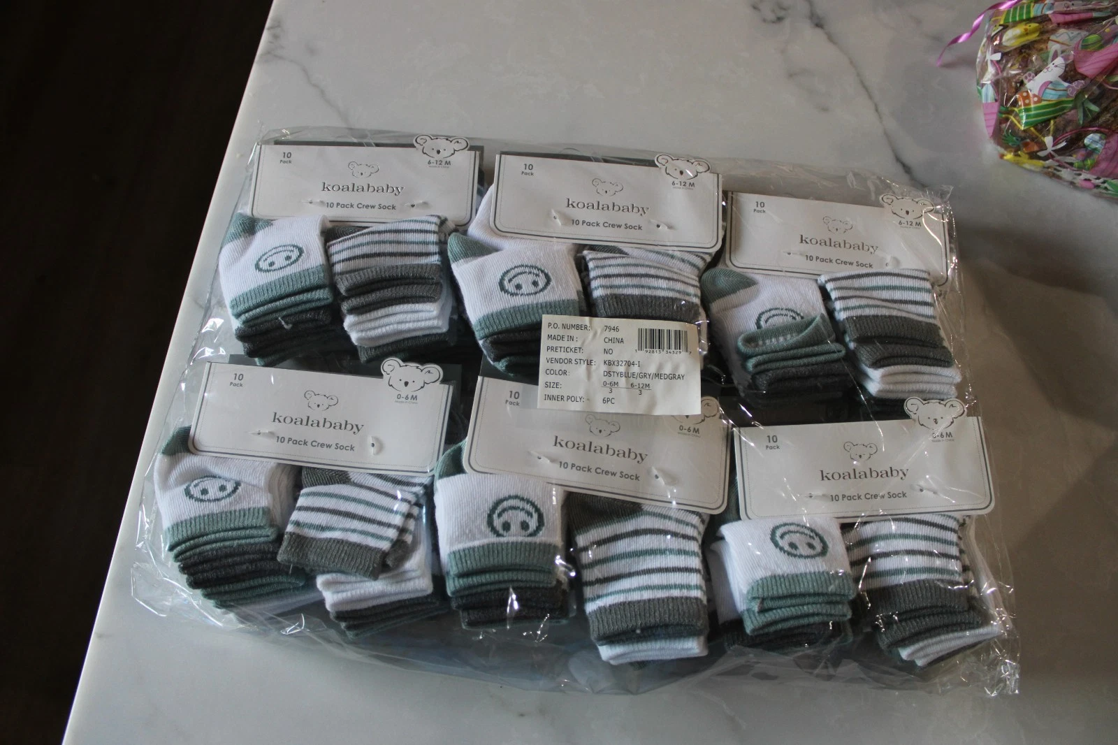KOALA BABY 10 PACK CREW SOCKS 6-12 MONTHS 6 PACKAGES!!!!
Opens in a new window or tab