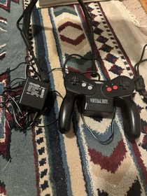 Nintendo Virtual Boy VUE-001 Bundle Untested/Bad Caps