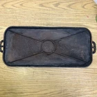 Vintage Wagner Ware Cast Iron Long Griddle. Catalog Number 1148. Stylized Logo